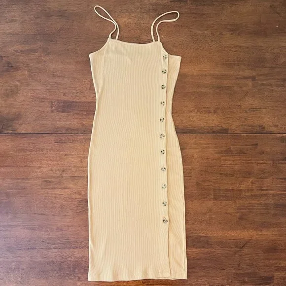 NWOT Nordstrom French Connection "Tommy Button" Dress - Picture 3 of 7